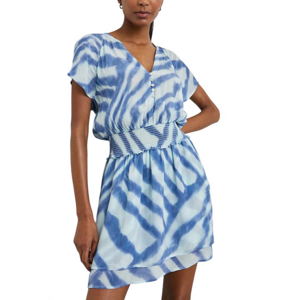 Rails Blue and White Mini Dress